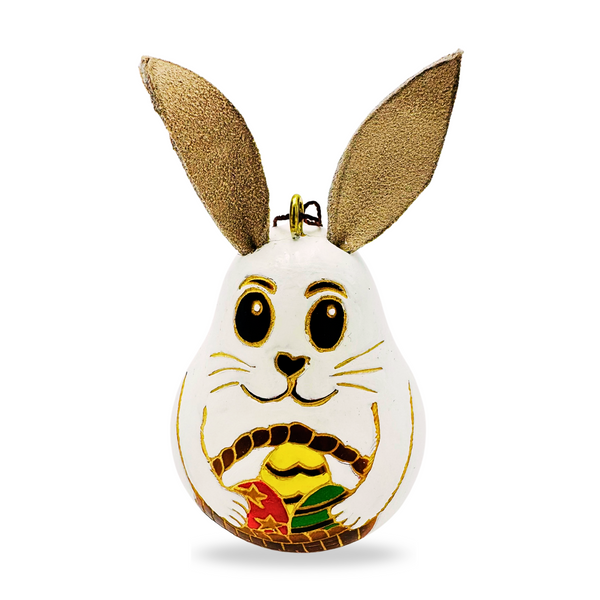 Easter Bunny Gourd Ornaments
