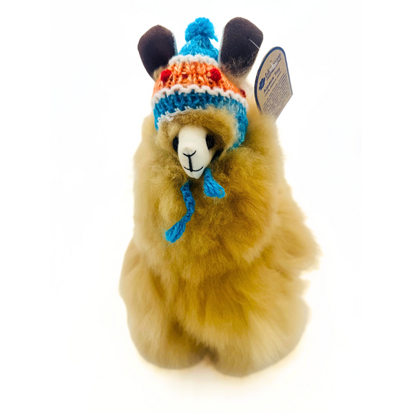 Winter Alpaca with Handmade Chullo