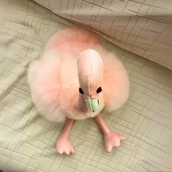 Featherlight Flamingo Alpaca Toy