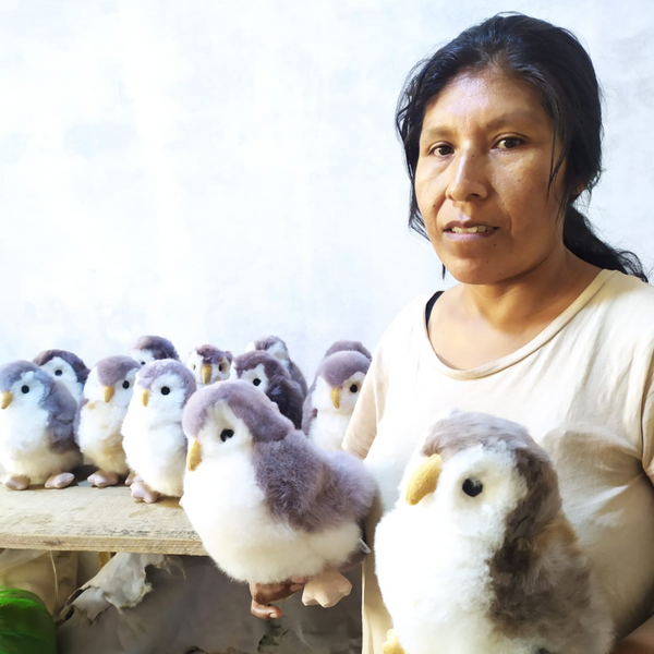 Owl Alpaca Fur Toy