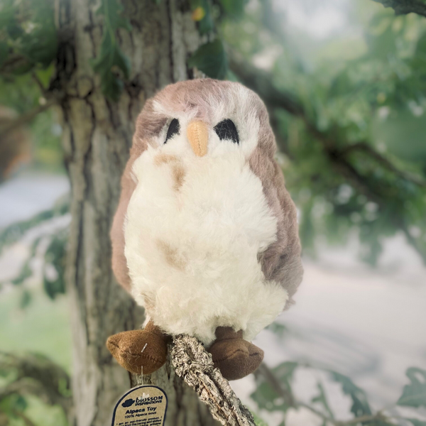 Owl Alpaca Fur Toy