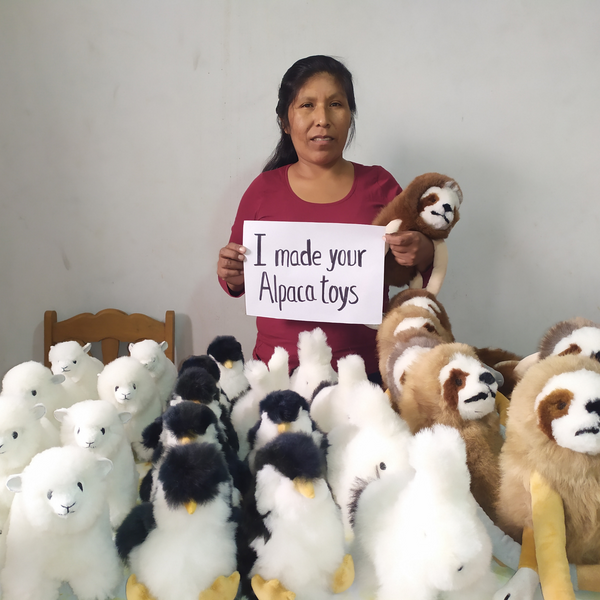 Lying Doggie Alpaca Toy