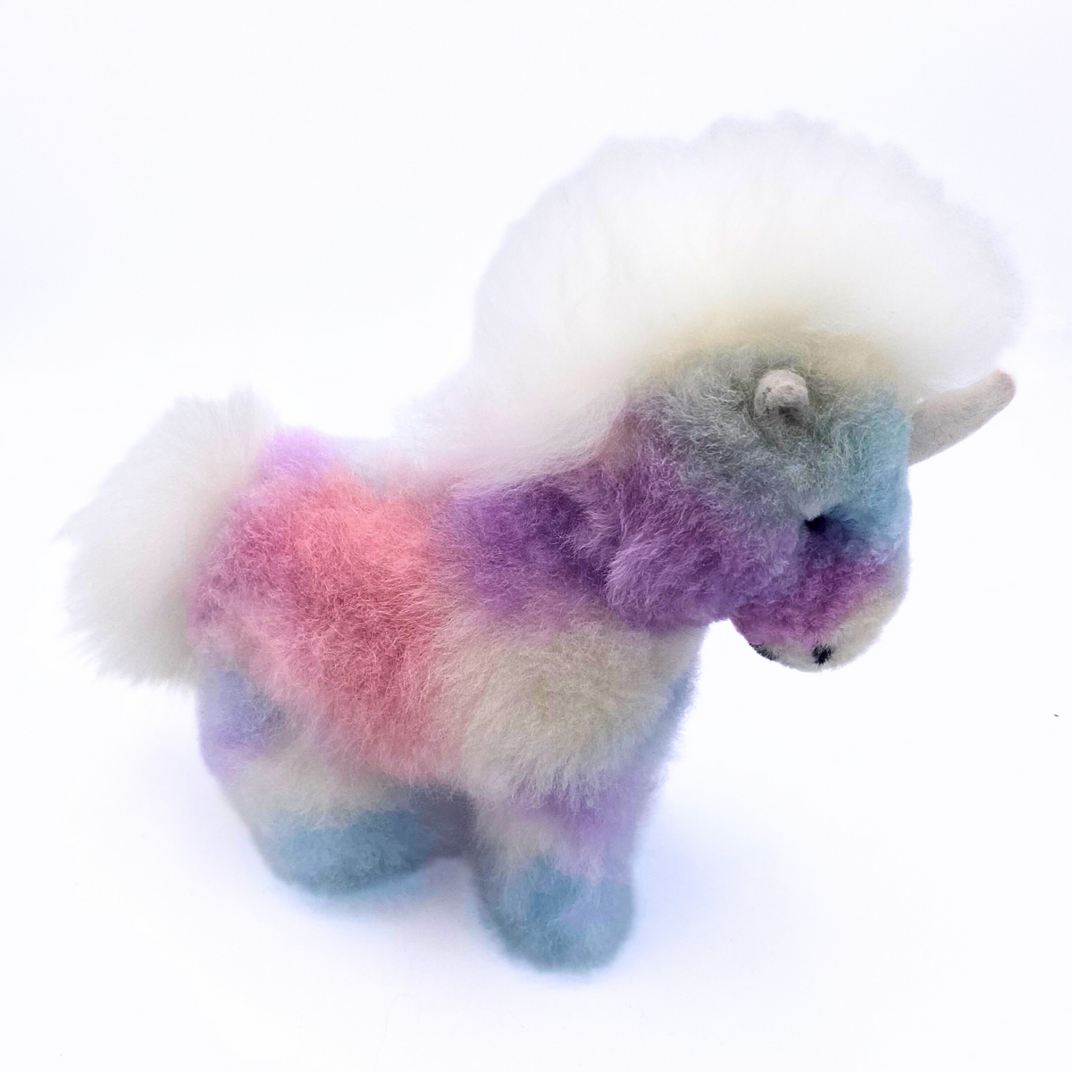 Alpaca top unicorn plush
