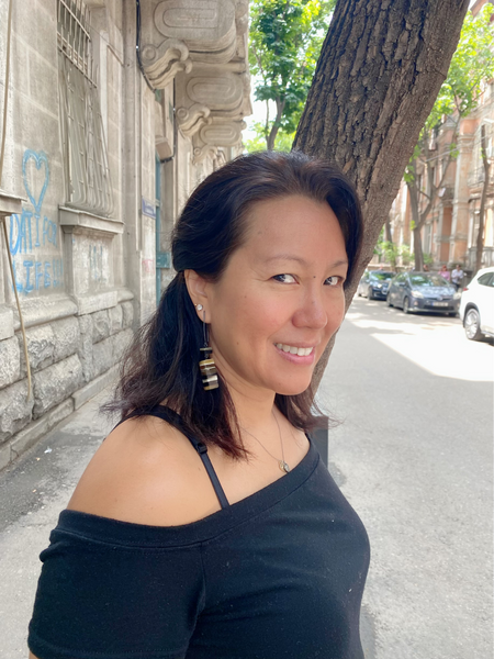 Leftover Horn Earrings With Peruvian Silver 925