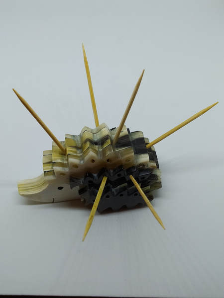 Hedgehog Toothpick Holder Recycled