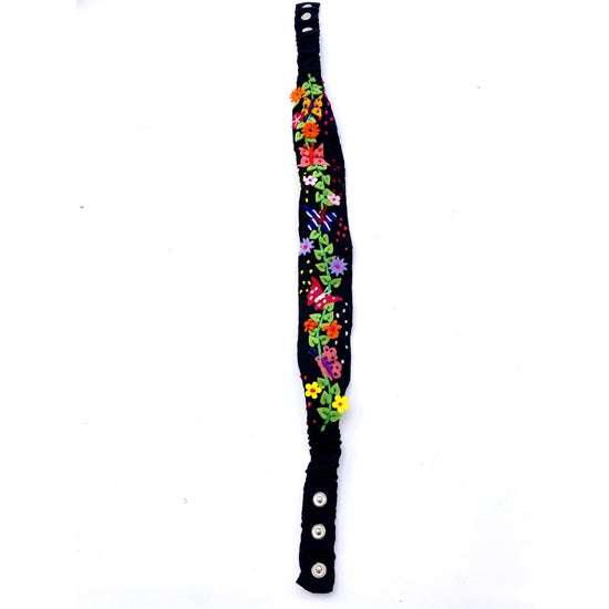Arpillera Floral Headband