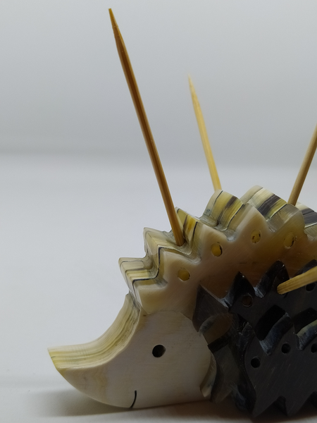 Hedgehog Toothpick Holder Recycled