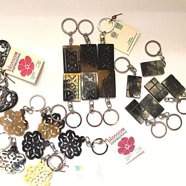 Recycled Angles Key Chain