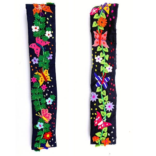 Arpillera Floral Headband