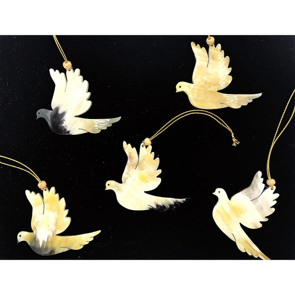 Recycled Dove of Peace Ornament