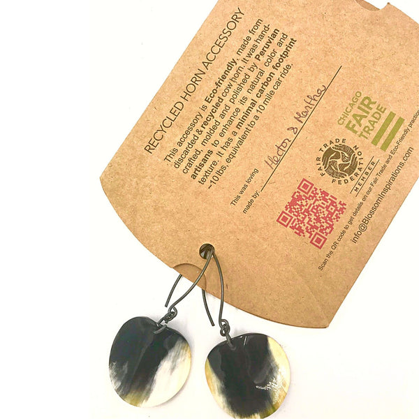 Eclipse Earrings With Peruvian Silver 950