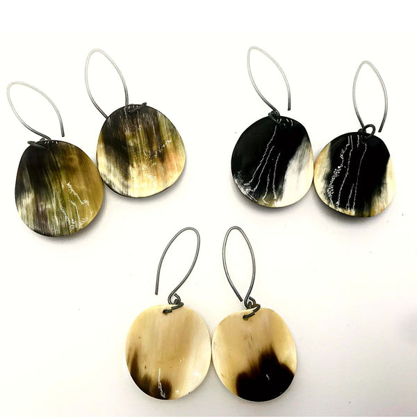 Eclipse Earrings With Peruvian Silver 950