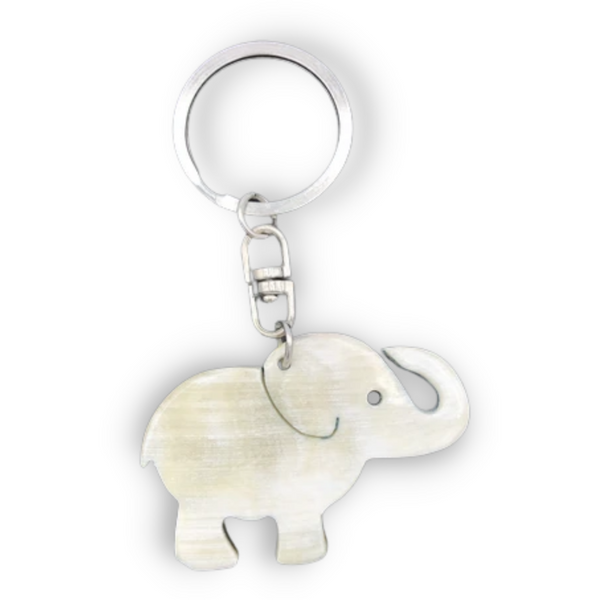 Recycled Elephant Key Chain