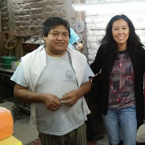 Recycled Flying Pig Key Chain