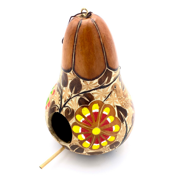Forest Carving Gourd Birdhouse