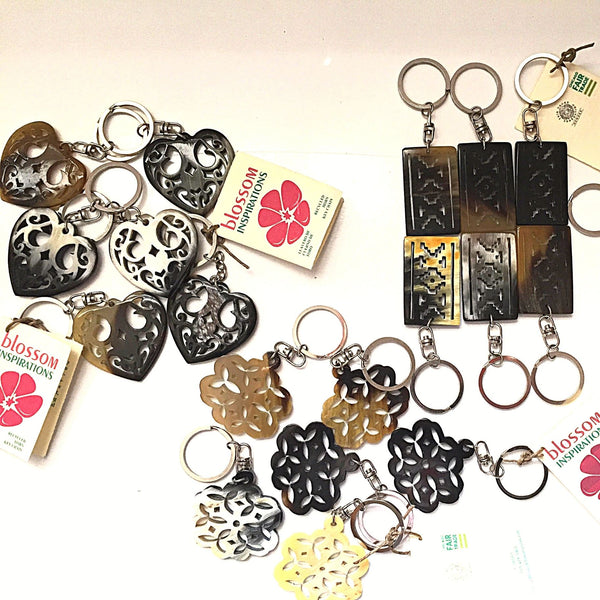 Recycled Heart Key Chain