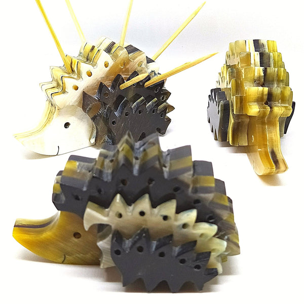Hedgehog Toothpick Holder Recycled