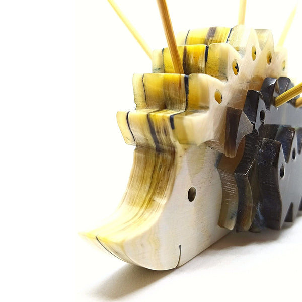 Hedgehog Toothpick Holder Recycled