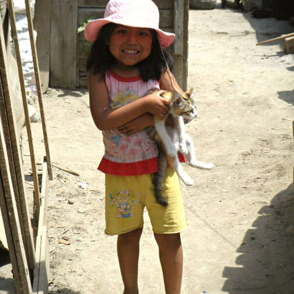 Recycled Nativity Teardrop Ornament