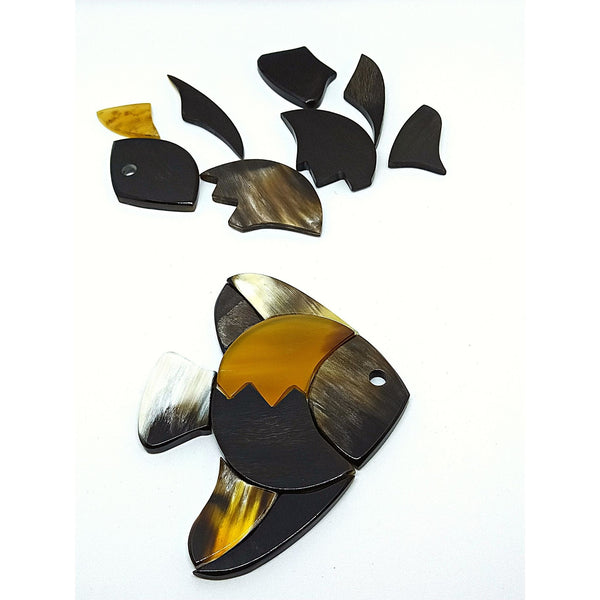 Recycled Jigsaw Puzzle of a Fish