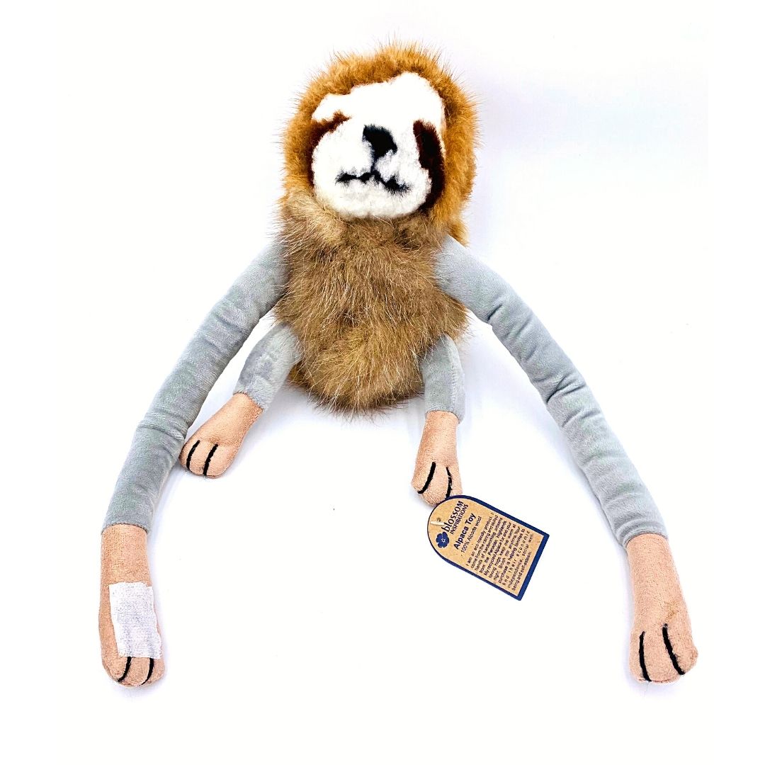 ✓ Handmade Alpaca Sloth Toy – Blossom Inspirations, a Fair Trade