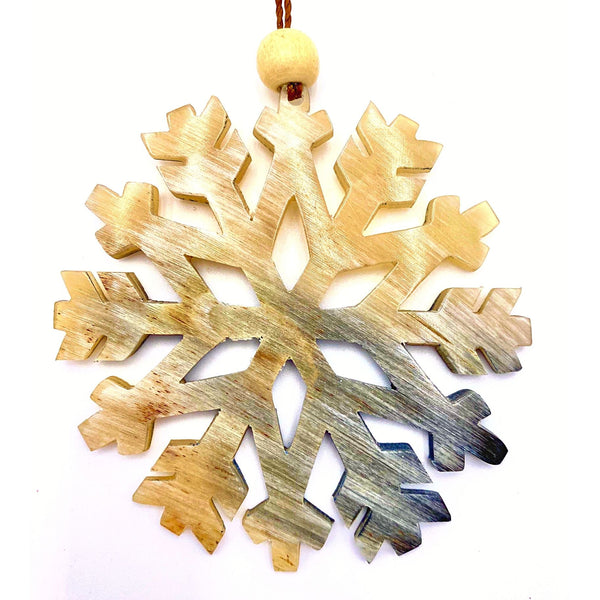 Recycled Snowflakes Ornament