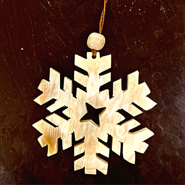 Recycled Snowflakes Ornament