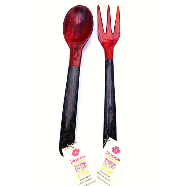 Tikuna Wood Utensil Serverware