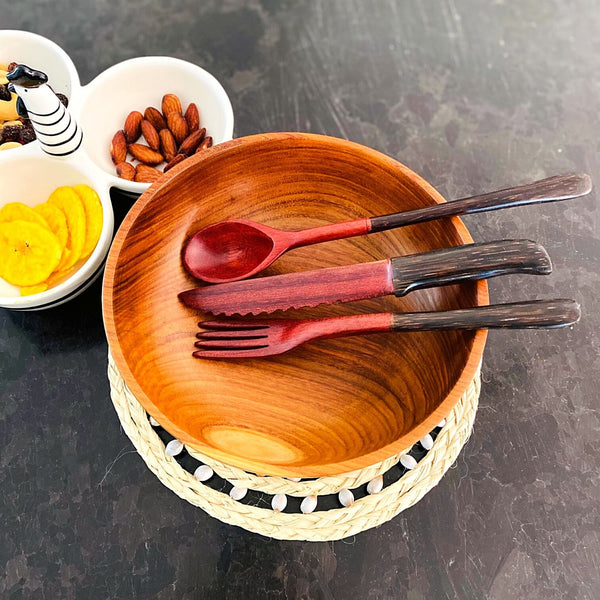 Tikuna Wood Utensil Serverware