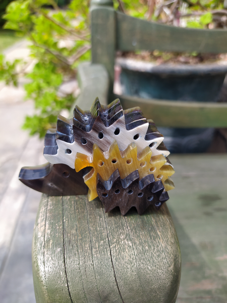 Hedgehog Toothpick Holder Recycled