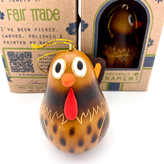 Turkey Gourd Ornament