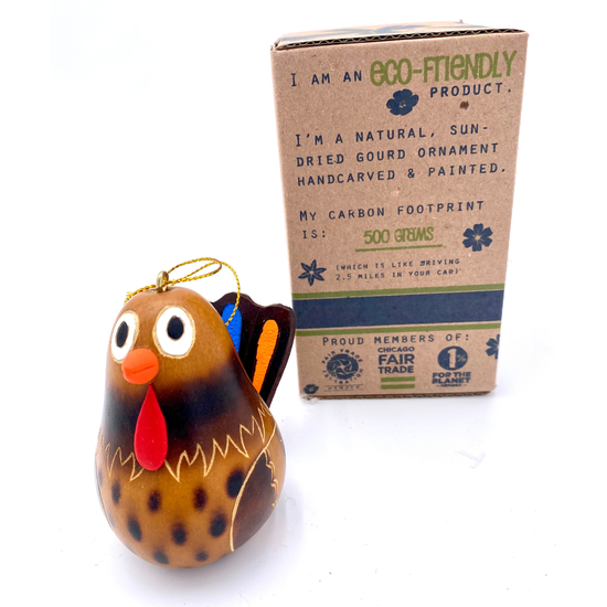 Turkey Gourd Ornament