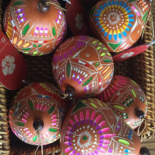 Spring Fall Gourd Ornament