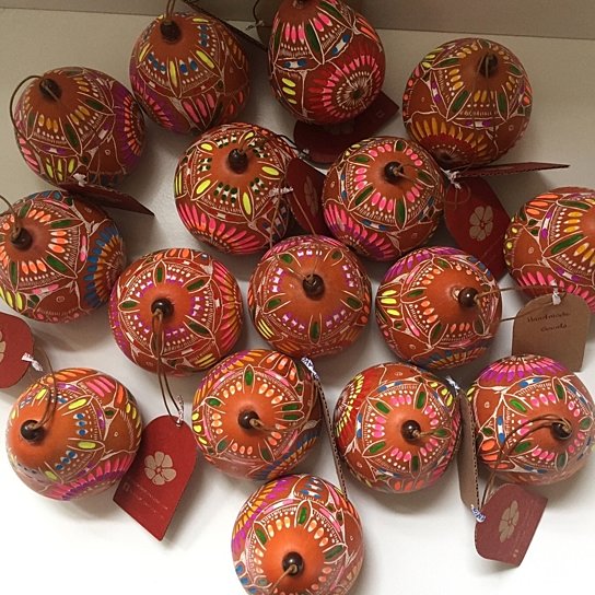 Spring Fall Gourd Ornament