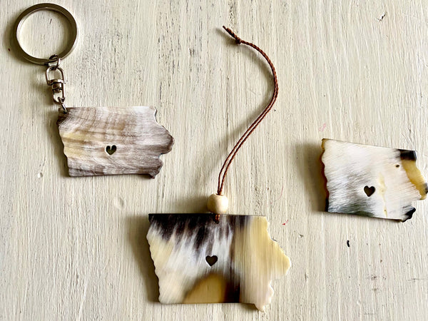 Iowa Key Chain, Magnet and Ornament