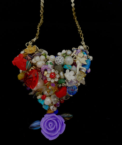 Miracle Heart Statement Necklace