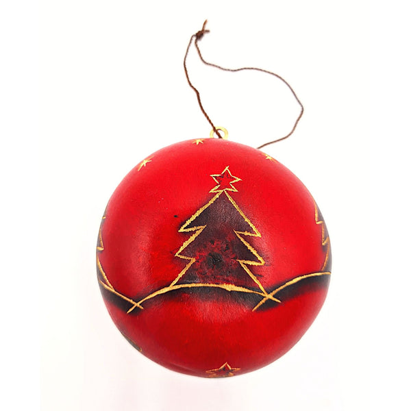 Nativity Round Gourd