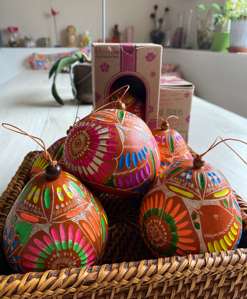 Spring Fall Gourd Ornament