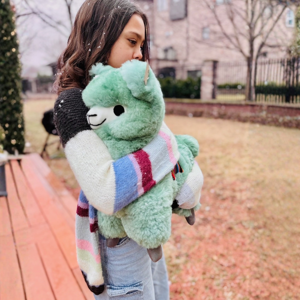 Wawa Kawaii Alpaca Fur Toy – Large (50cm) – Handcrafted Peruvian Plush