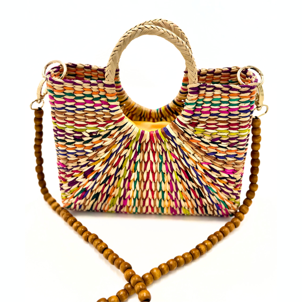 Rainbow Junco Handwoven Bag