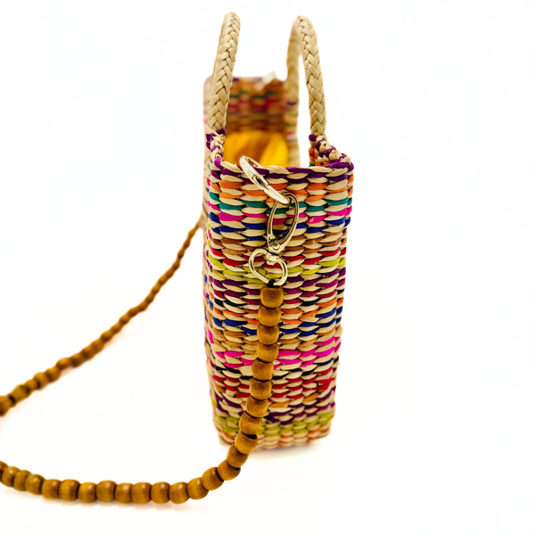 Rainbow Junco Handwoven Bag
