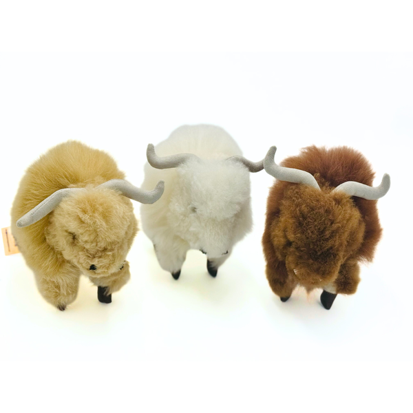 Muskox Alpaca Toy – A Guardian from the Ice Age, Woven with Andean Warmth