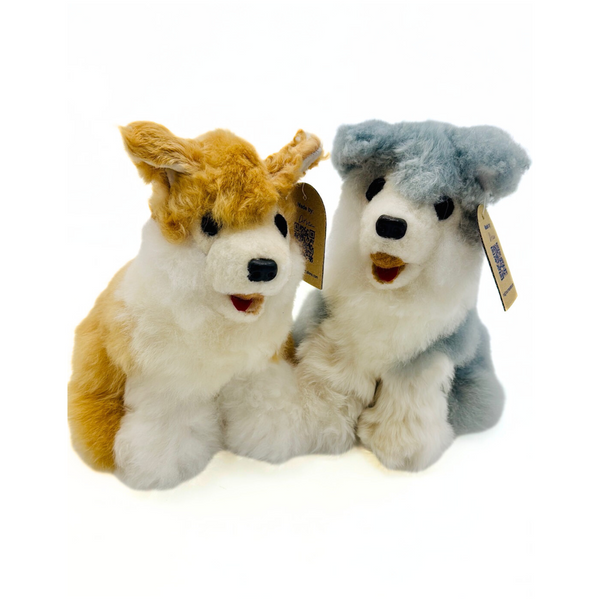 Husky Dog Alpaca Fur Toy