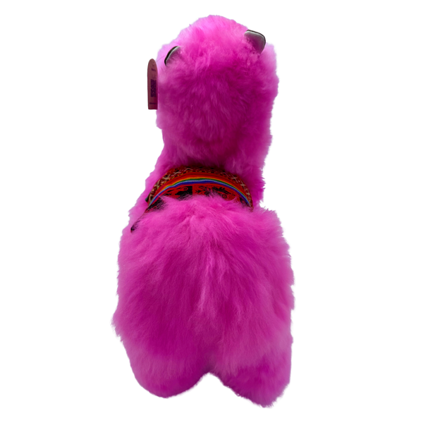 Handmade Big Alpaca with Saddle Toy - Ecofriendly