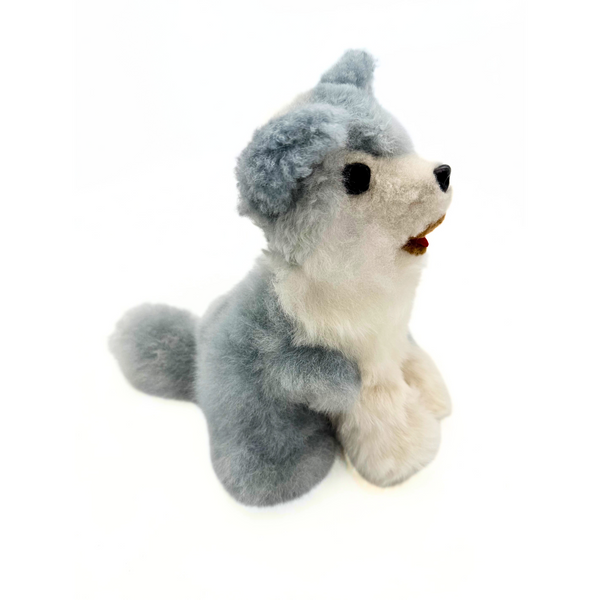 Husky Dog Alpaca Fur Toy