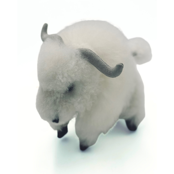 Muskox Alpaca Toy – A Guardian from the Ice Age, Woven with Andean Warmth