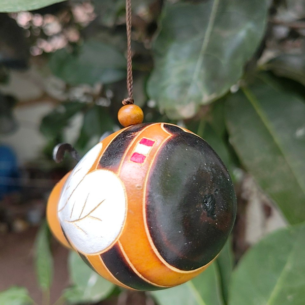 Handcarved Gourd Bee | A Symbol of Legal Rights & Living Heritage