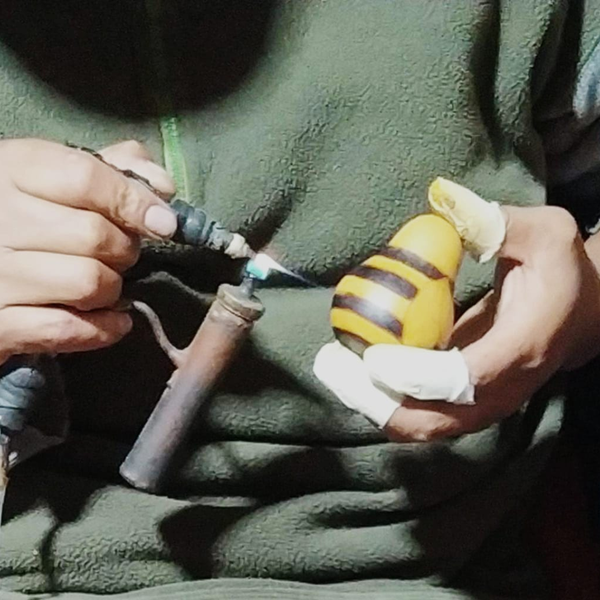 Handcarved Gourd Bee | A Symbol of Legal Rights & Living Heritage