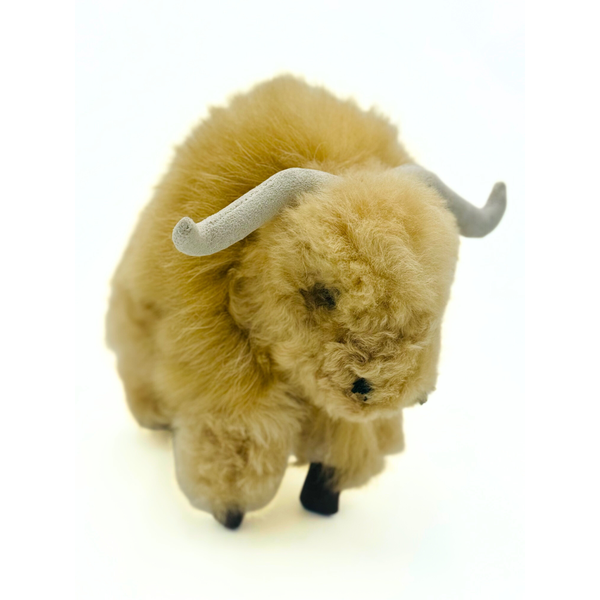 Muskox Alpaca Toy – A Guardian from the Ice Age, Woven with Andean Warmth