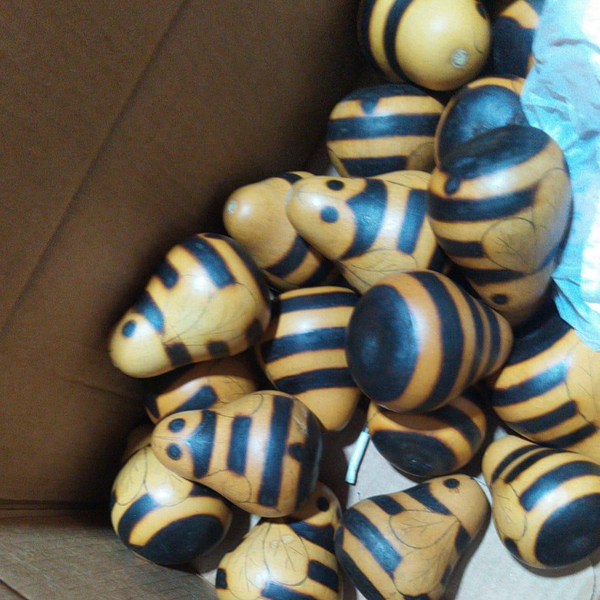 Handcarved Gourd Bee | A Symbol of Legal Rights & Living Heritage